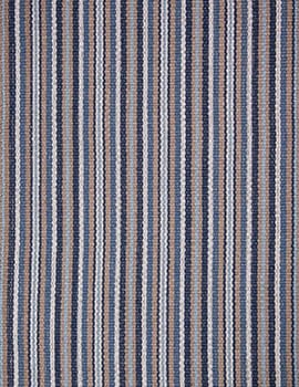 Main product thumbnail 2 of Blue Ocean Stripe Eco Cotton Rug