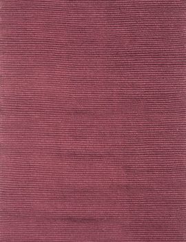 Main product thumbnail 2 of Solid Claret Flatweave Eco Cotton Rug