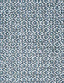 Main product thumbnail 2 of Toulouse Blue/White Eco Cotton Loom-Hooked Rug